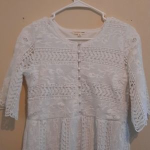 Orange Creek white dress S